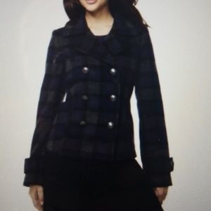 The Limited wool blend peacoat size Large